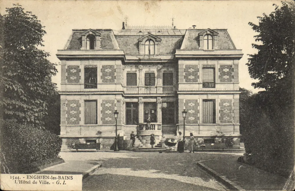 Enghien-les-Bains — L'Hôtel de Ville — G.I. n°1544 - Recto