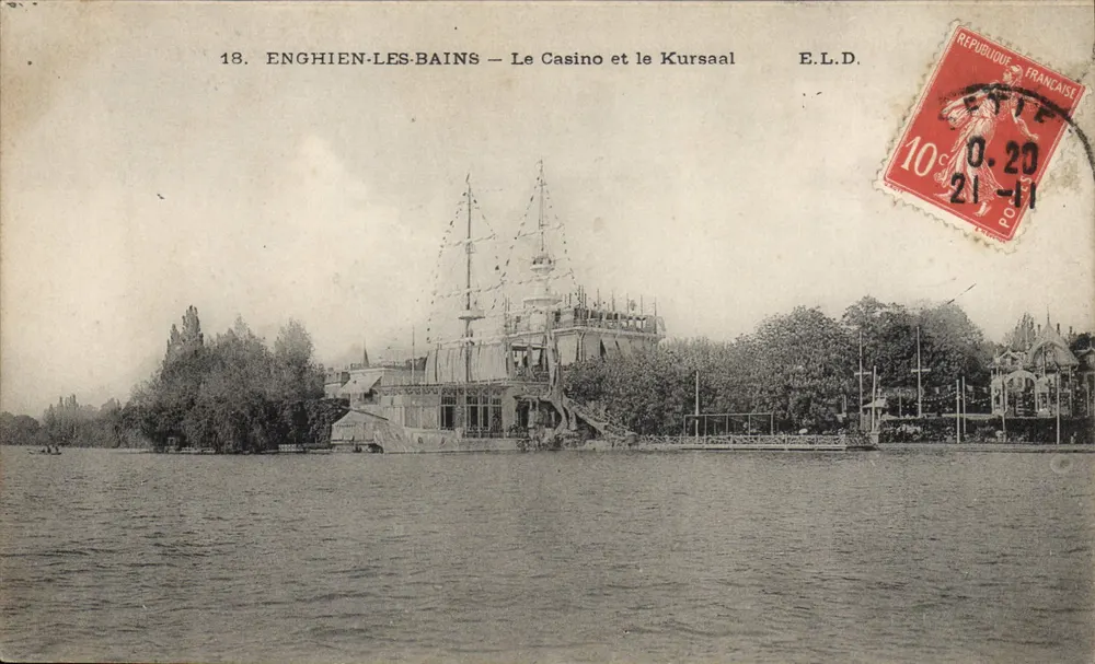 Enghien-les-Bains — Das Casino und der Kursaal — E.L.D. n°18 - Vorderseite