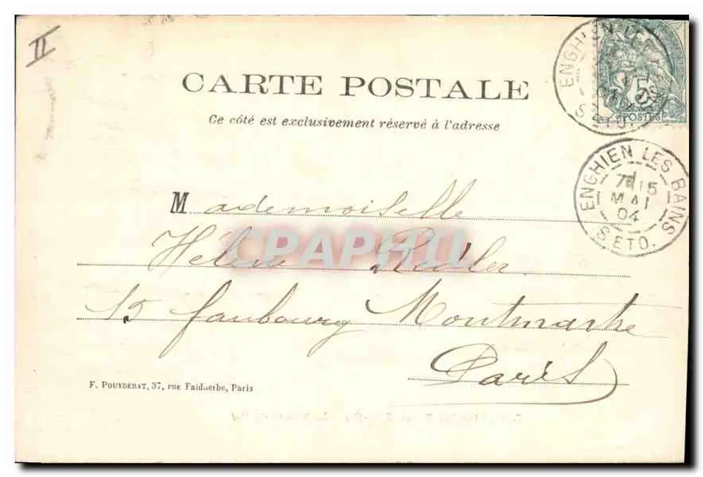 Enghien-les-Bains (S.-et-O.) — La Fuente del Rey — Boy Laistle, n°7 - Reverso