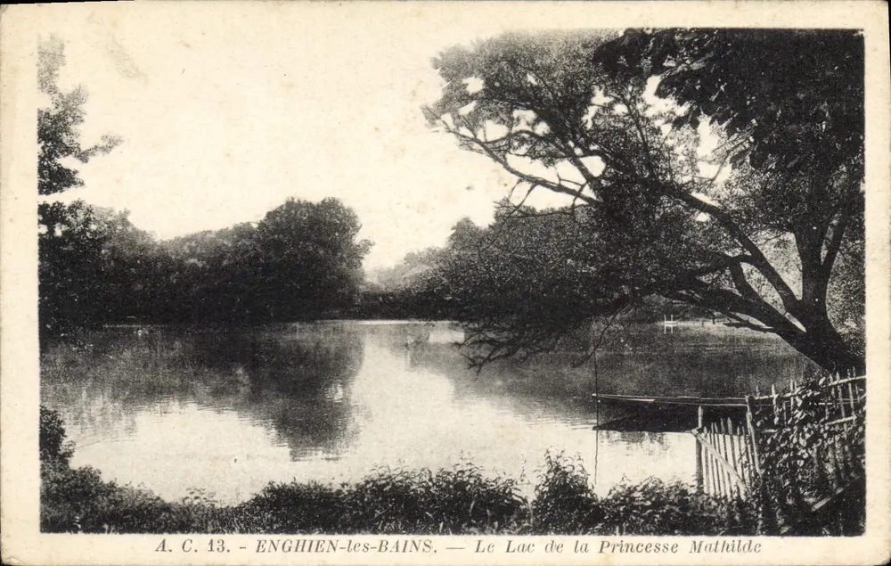 Enghien-les-Bains — Il Lago della Principessa Mathilde — A.C. 13 - Recto
