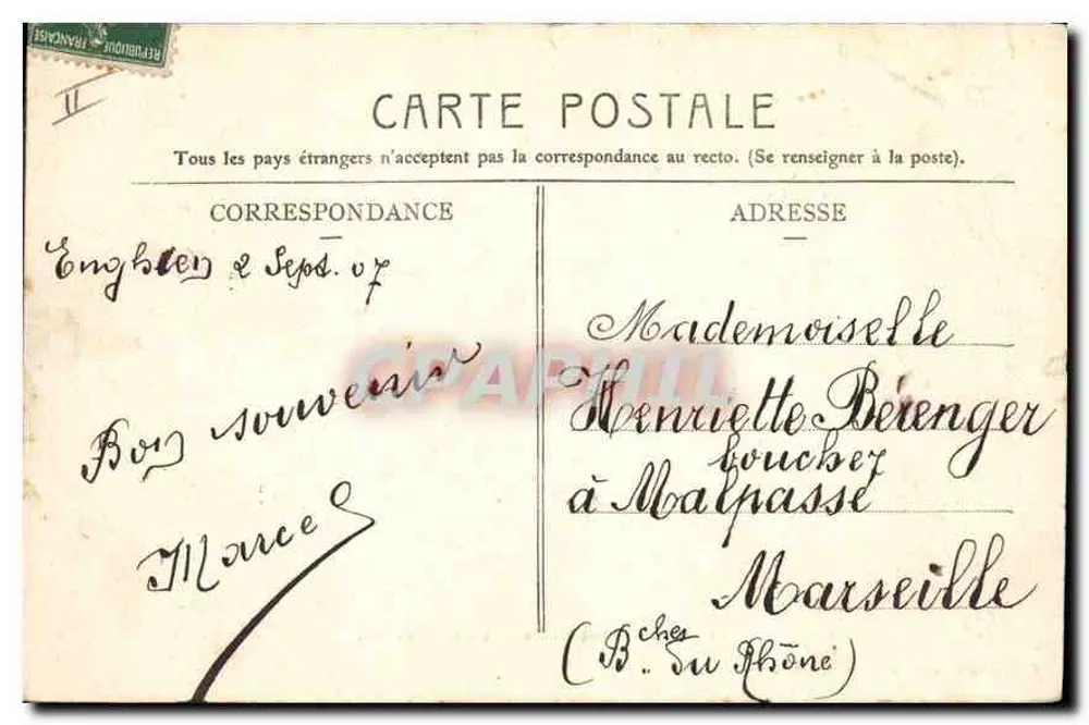 Enghien-les-Bains — Un coin du Lac — Edition artistique Mimeur - Verso