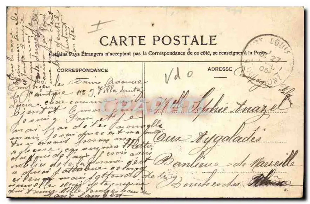 Enghien-les-Bains — Das Casino und der Kursaal — J. Ouvrard, Verlag, Enghien-les-Bains, Nr. 36 - Rückseite