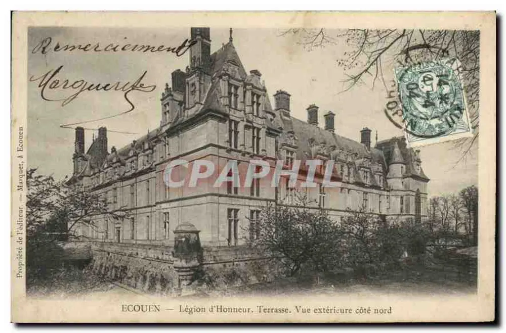 ÉCOUEN — Legion der Ehren. Terrasse. Aussicht von Norden — Marquard, in Écouen - Vorderseite