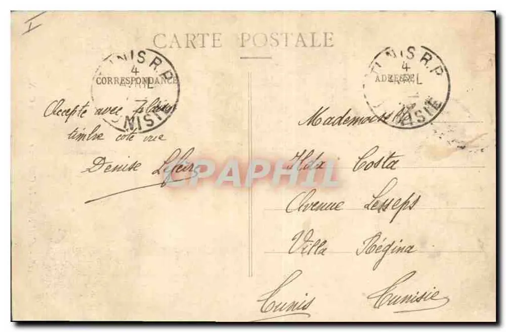 Amiens - A Catedral - Edição C. N. n° 438 - Verso