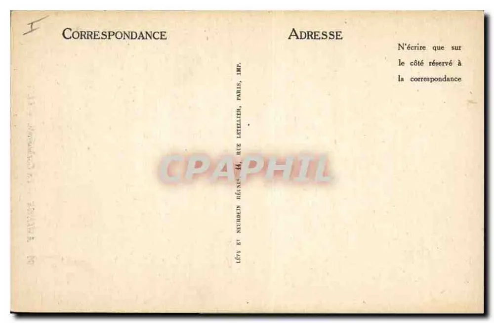 Amiens — A Catedral — LL — n° 96 - Verso