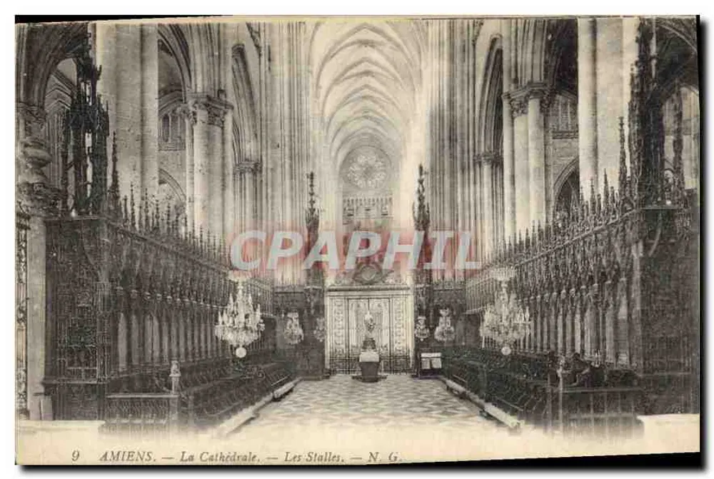 Amiens — A Catedral — As Stalles — N. G. - Frente