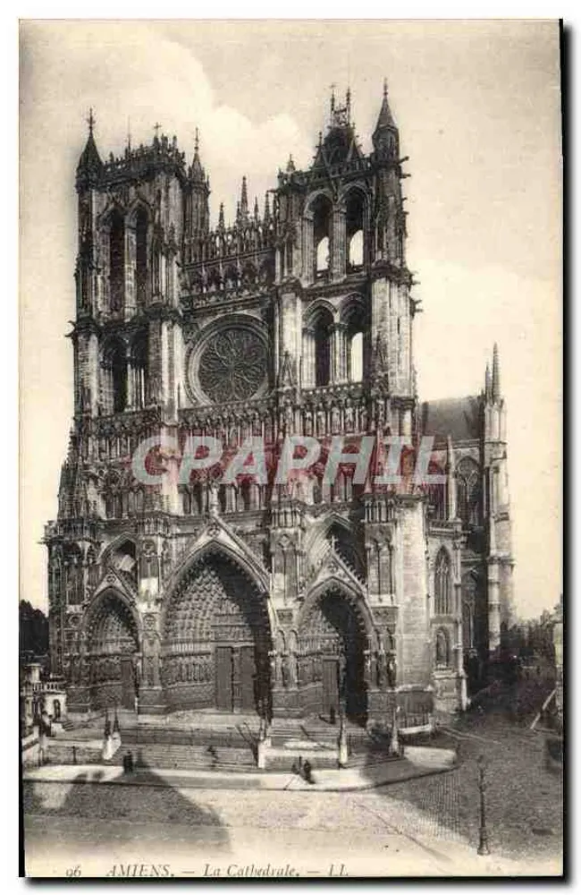 Amiens — A Catedral — LL - Frente