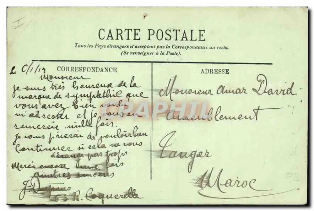 Amiens — Het Paleis van Justitie — LL. - Achterkant