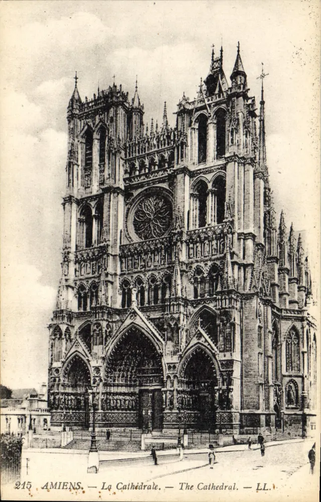 Amiens — A Catedral — LL. — n° 215 - Frente