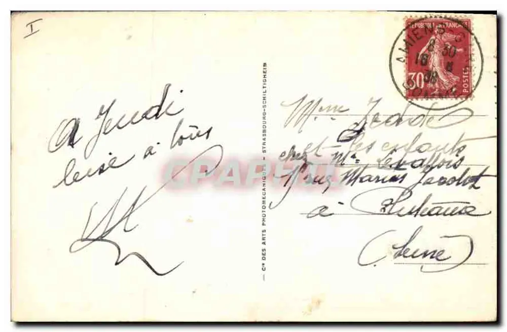 Amiens — La Cathédrale — Le Maître-Autel (XVIIIe siècle) — ND. - Verso