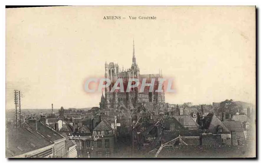 Amiens — Vista Geral — Edição Béthune & Amiens - Frente