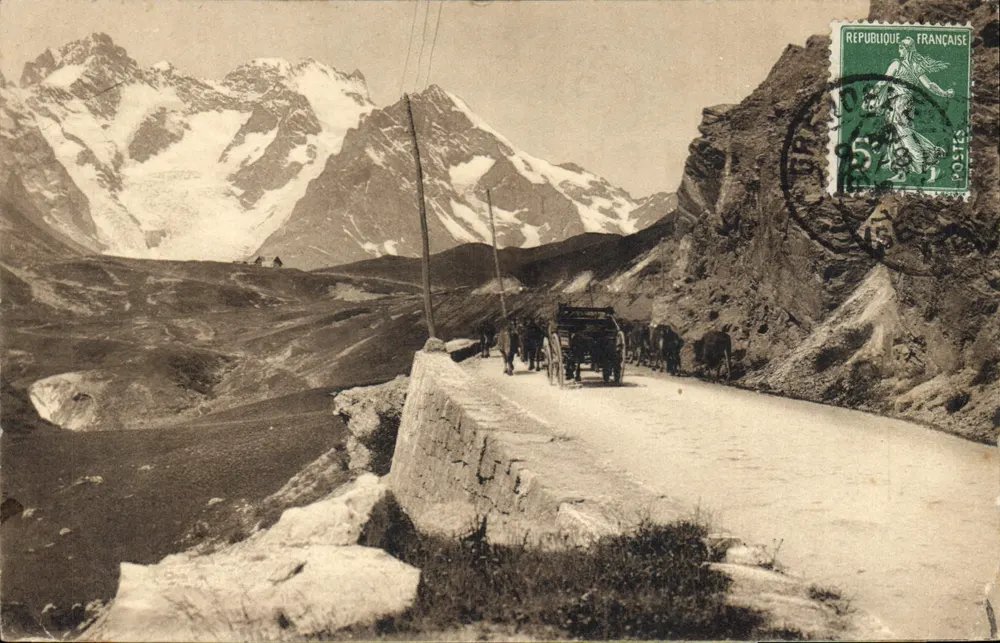 Der Glacier des Mannes — Route du Lautaret — Verlag LE DAUPHINÉ, n° 497 - Vorderseite