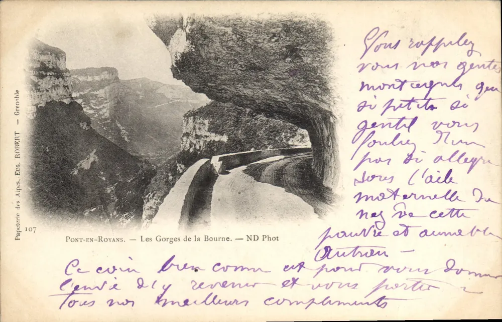 Pont-en-Royans — Le Gorges de la Bourne — ND Phot - Recto