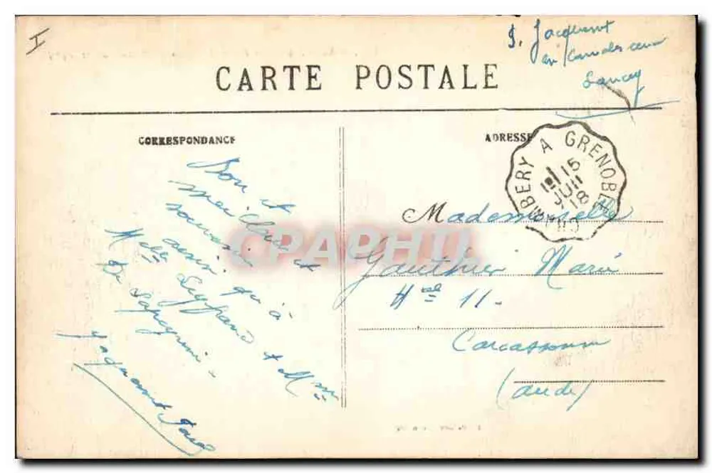 Pic de la Croix de Belledonne (2913m) — Dauphiné — G. Baillert, Grenoble - Verso