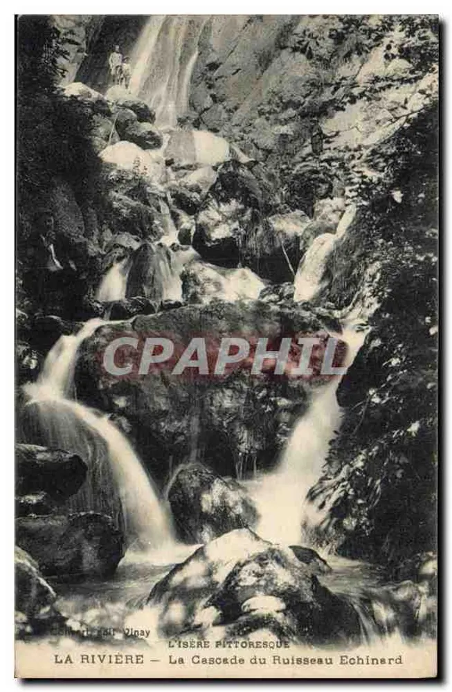 Der Fluss — Die malerische Isère — Der Wasserfall des Bachs Eohinard — Verlag: Vinay - Vorderseite