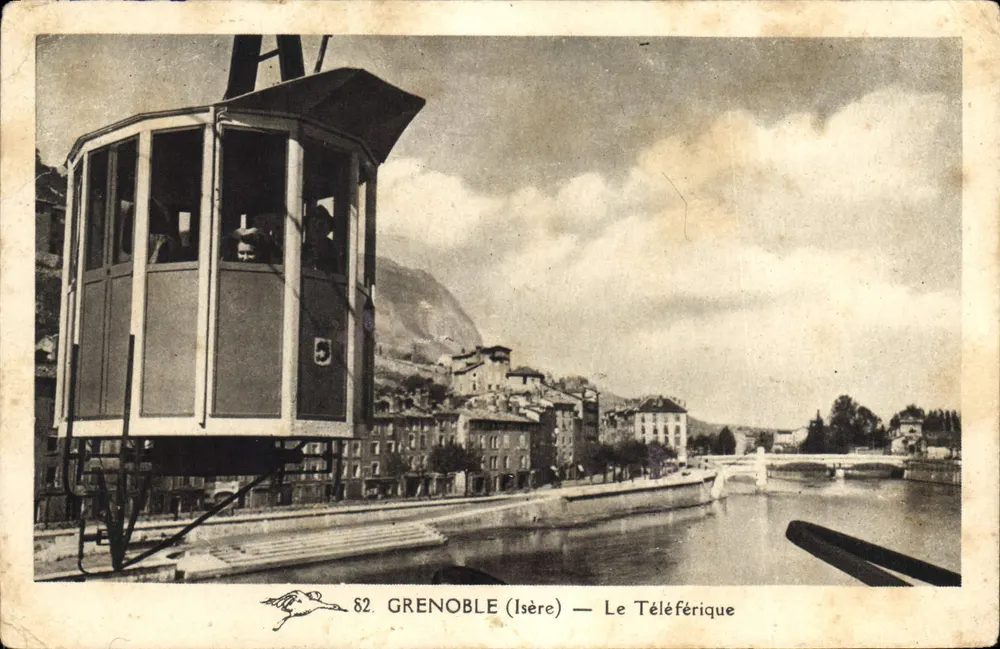 Grenoble (Isère) — Le Téléférique — Édition à La Cigogne - Frente