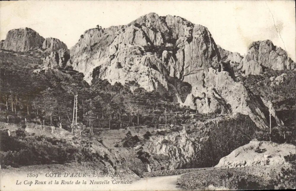 Le Cap Roux und die Route de la Nouvelle Corniche — Côte d'Azur - L'Estérel - Vorderseite