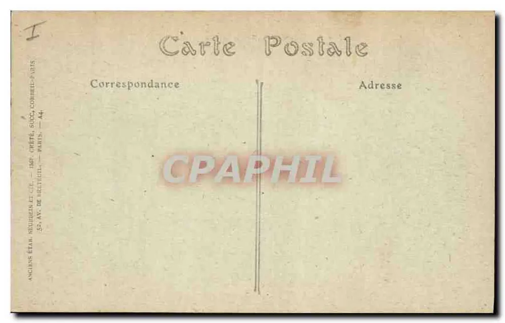 Corniche de l'Esterel — Les Rochers de la pointe de la Baumette — IND. J. F. S. T. - Rewers