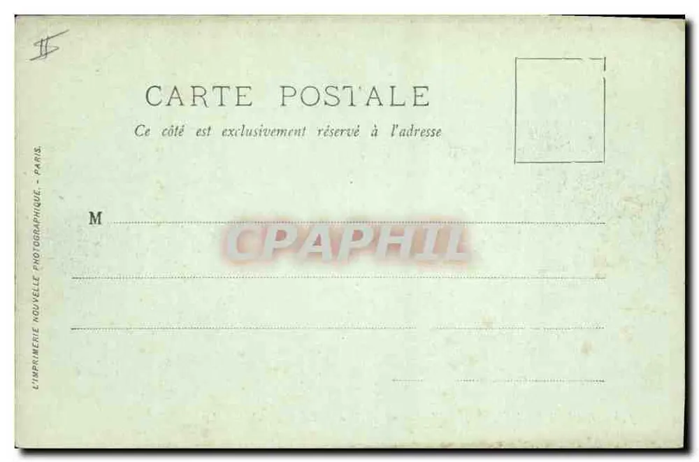Tal des Vénéon — Aussicht auf den See Lauviet — LL — L'Imprimerie Nouvelle Photographique, Paris - Rückseite