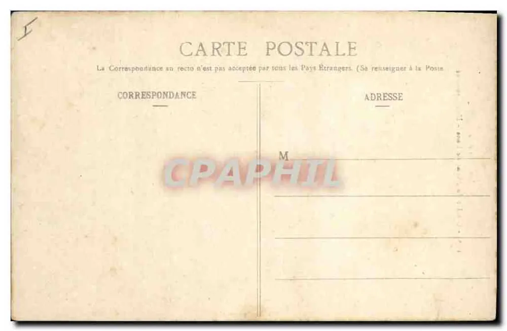 Gletscher des Mont de Lans - Eine Rissstelle — V. Fournier, Verlag Gap, Nr. 147 - Rückseite