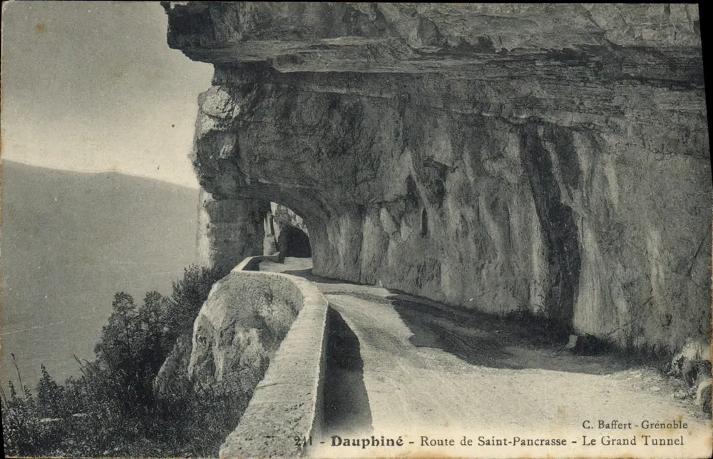 Dauphiné - Route de Saint-Pancrasse - Le Grand Tunnel — C. Baffert - Grenoble - Vorderseite