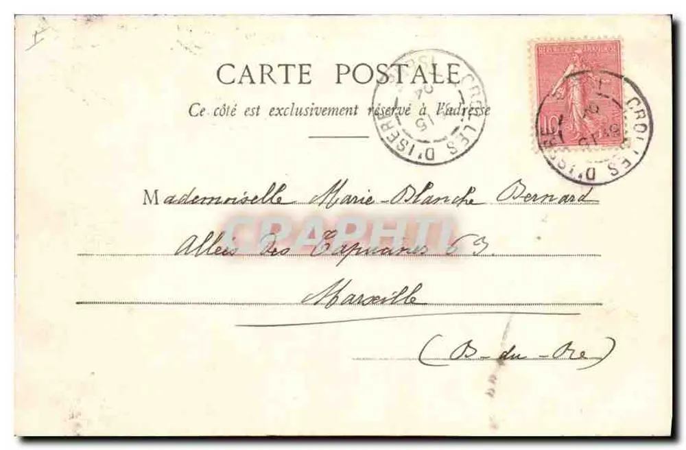 Ambiente de Uriage - Lago Robert — Cliché A. V. L. Pons, editor, Grenoble, n° 363 - Verso