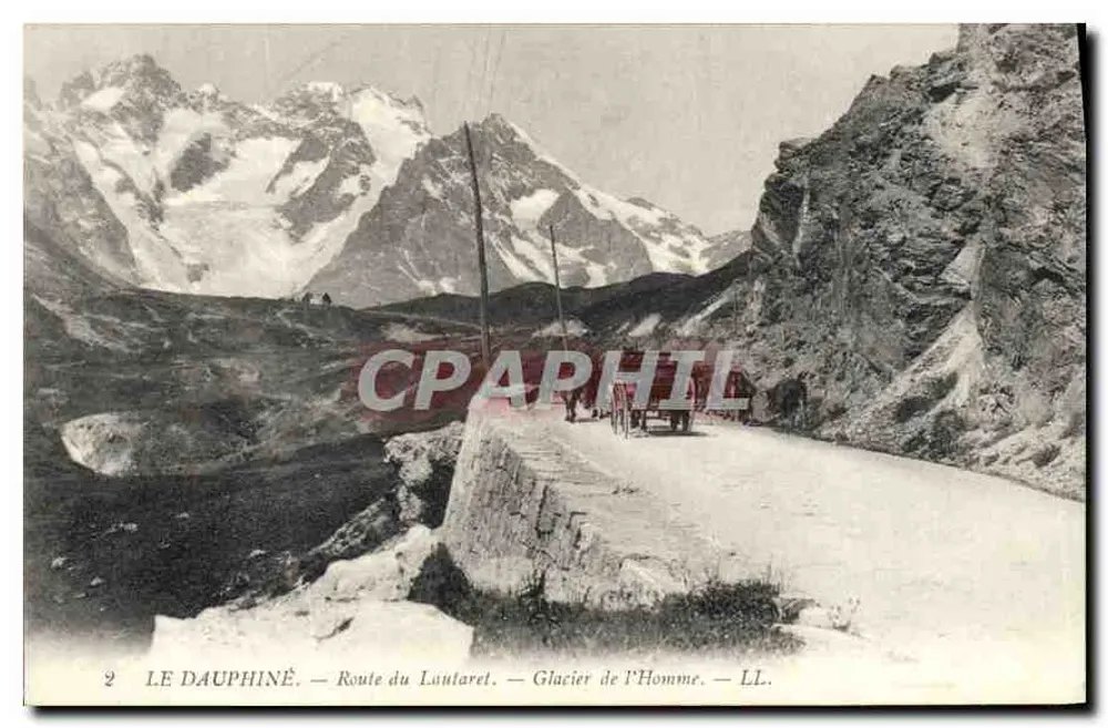 Dauphiné — Route du Lautaret — Glacier de l'Homme — LL. - Vorderseite