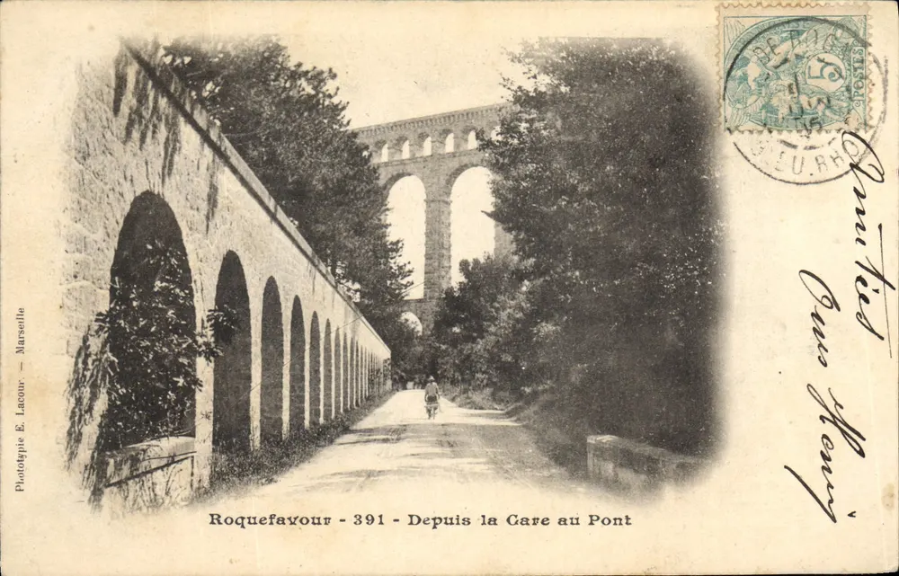 Roquefeuille - 391 - Depuis la Care au Pont — Photographe E. Lacour - Marseille - Recto