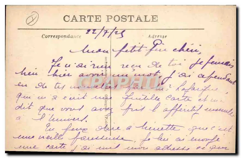 Le Mont Dore — Vista Geral — G D'O. 1409 - Verso