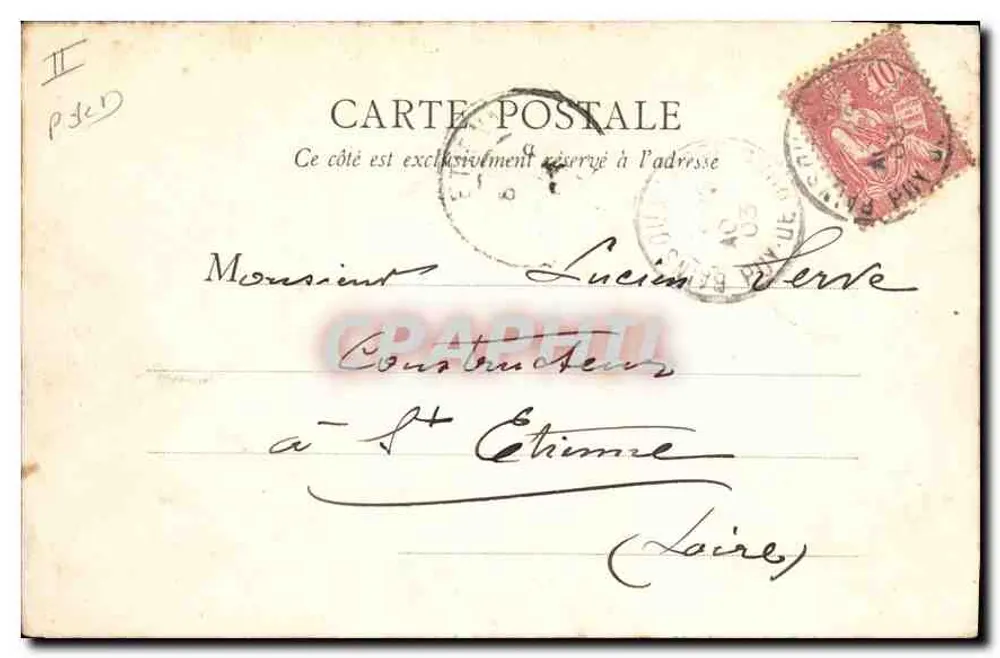 Mont-Dore — O Sancy — B. F., Paris - Verso