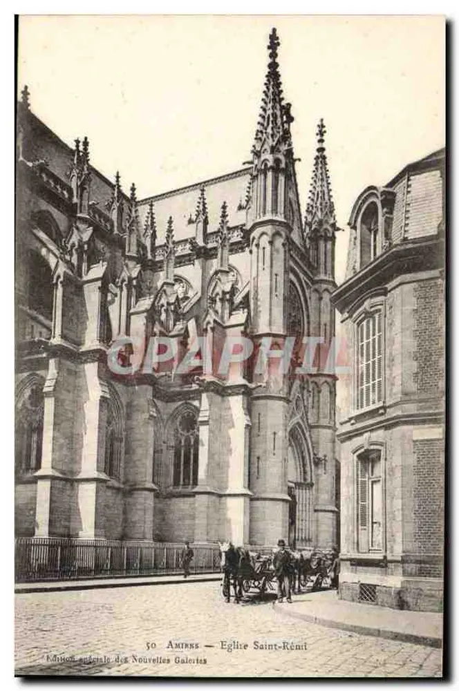 Amiens — Igreja de São Rémi — Casa Central das Novas Galerias - Frente