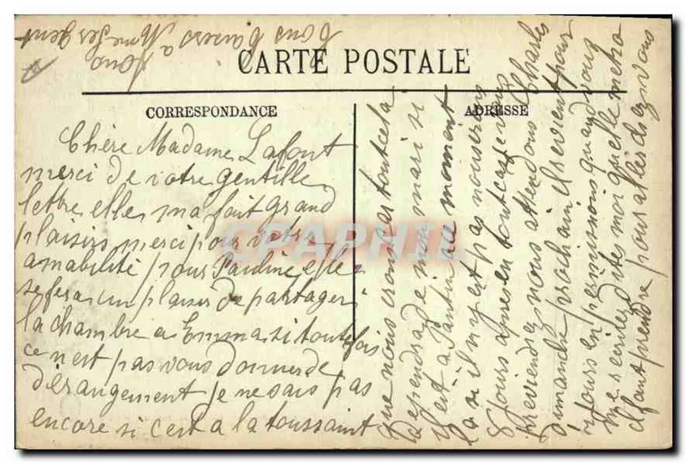 Amiens — A Estação do Norte — Edição Caron-Daragon, 54, rue de Beauvais, Amiens - Verso