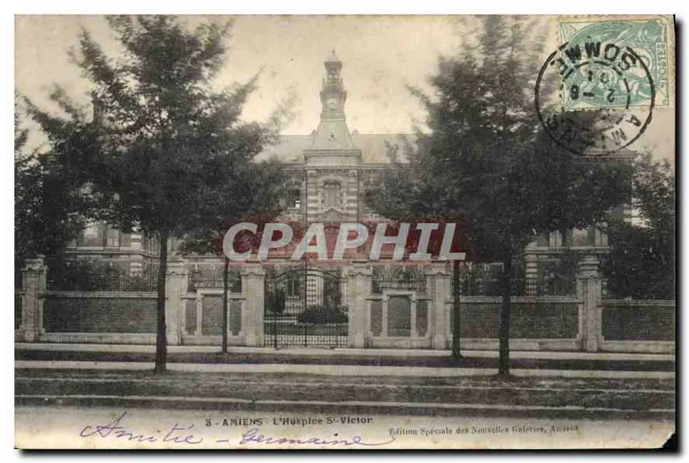 Amiens - O Hospital Saint-Victor — Edição Especial das Novas Galerias, Amiens - Frente