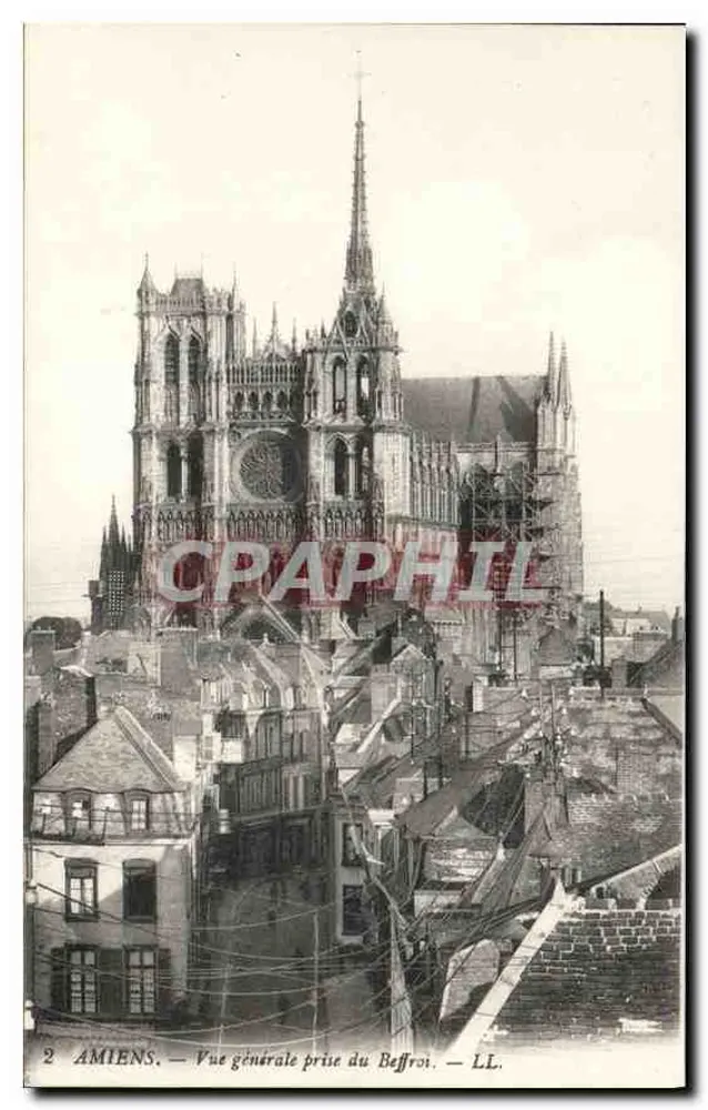 Amiens — Vista geral tirada do Campanário — LL. - Frente