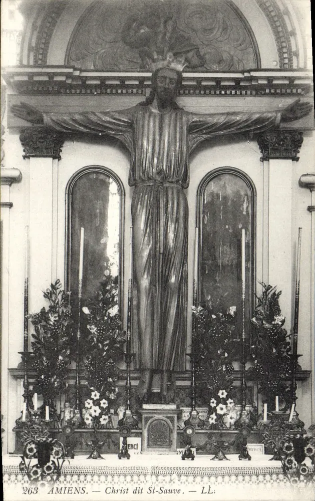 Amiens — Cristo dito São Salvador — LL, n° 263 - Frente