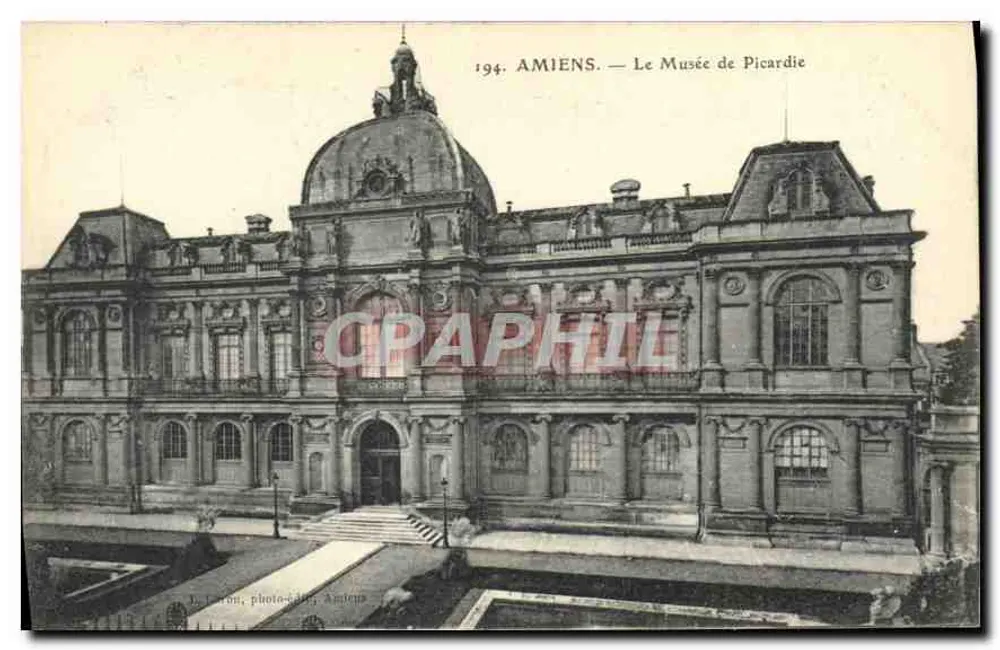 Amiens — O Museu da Picardia — La Caron, fotógrafo, Amiens - Frente