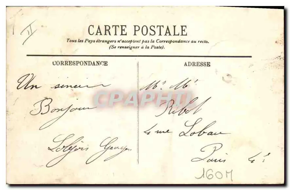 Amiens - O Mercado sobre a água — LL. n°145 - Verso