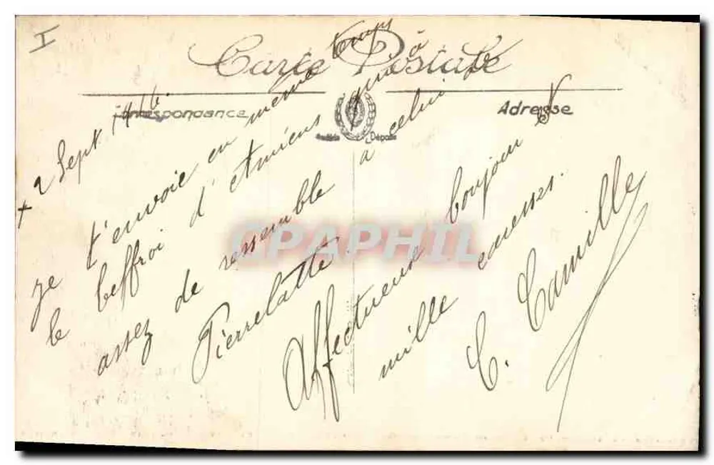 Amiens — O Sino — LL - Verso