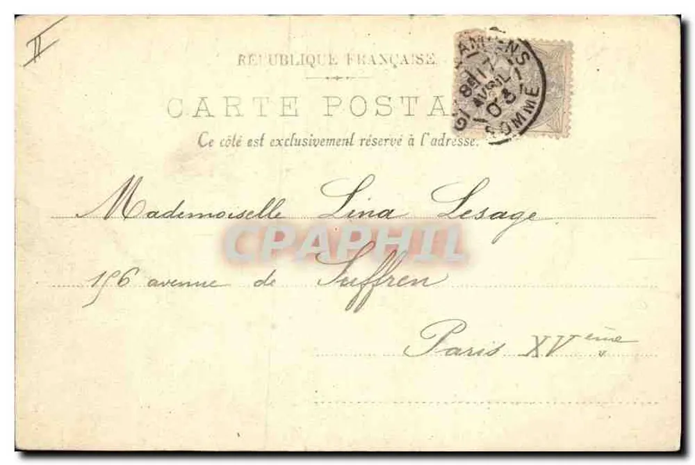 Amiens — O Circo Municipal — LL. n°55 - Verso