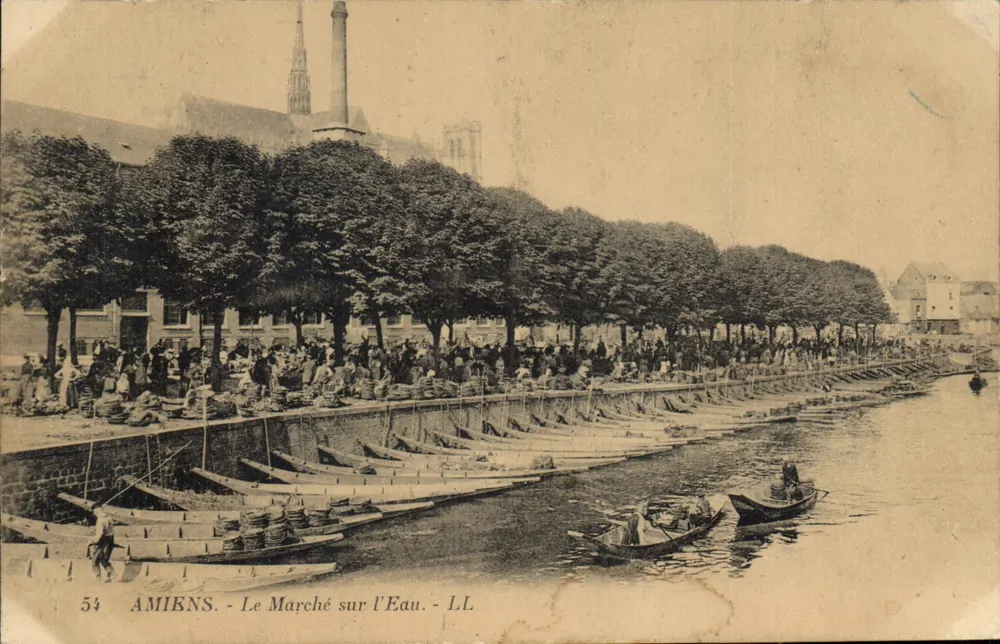 Amiens - Le Marché sur l'Eau - LL - Awers