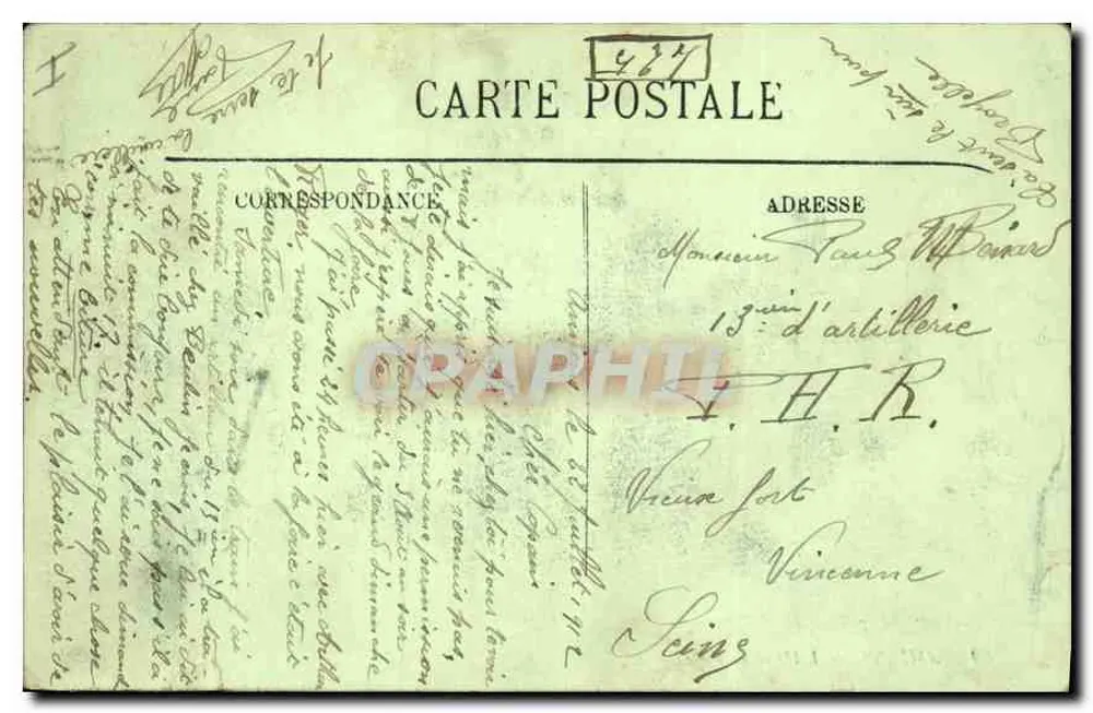 Amiens — O Hotel de Ville — LL. — n°39 - Verso