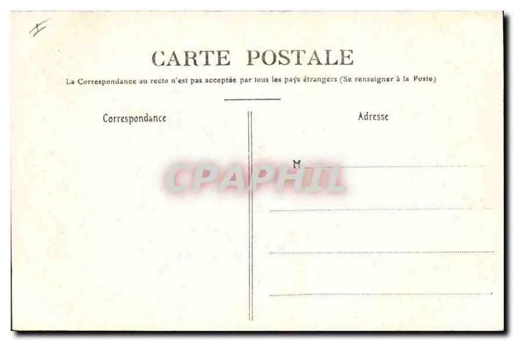 Amiens — Hotel de Ville — G. Prud'homme, editor, Amiens - Verso