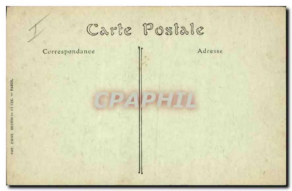 Amiens — Katedra Świętego Acheul — Wydawnictwo A. Puissant, n°85 - Rewers