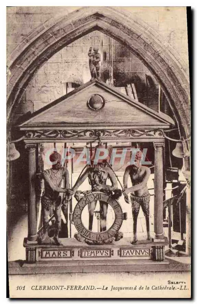 Clermont-Ferrand — O Jacquemard da Catedral — Sélecta - Frente