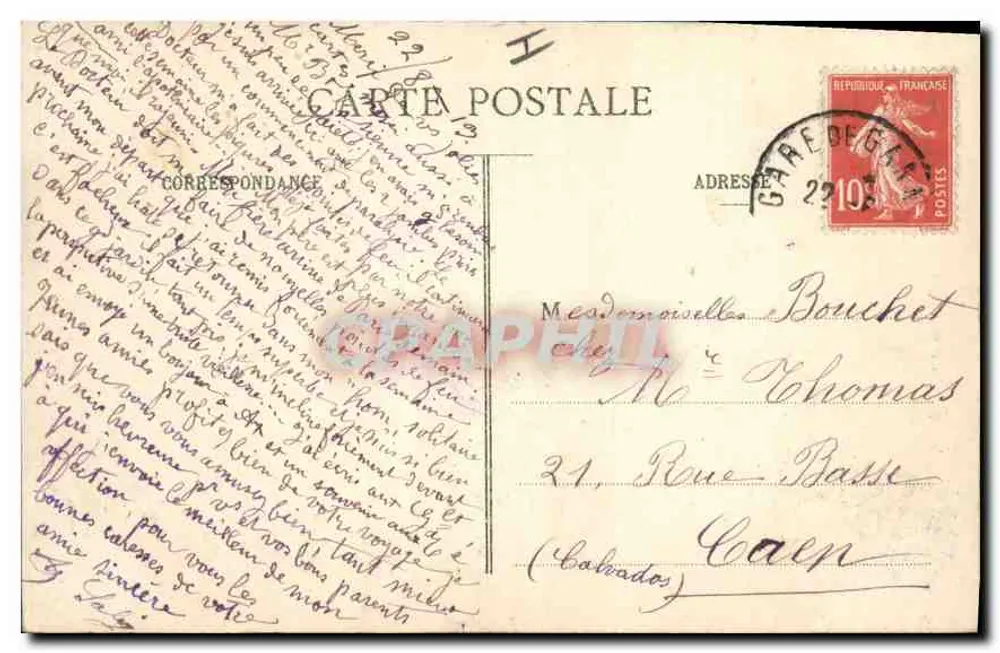 Clermont-Ferrand — A Basílica de Nossa Senhora do Porto — Beuge & Cie, n°7 - Verso