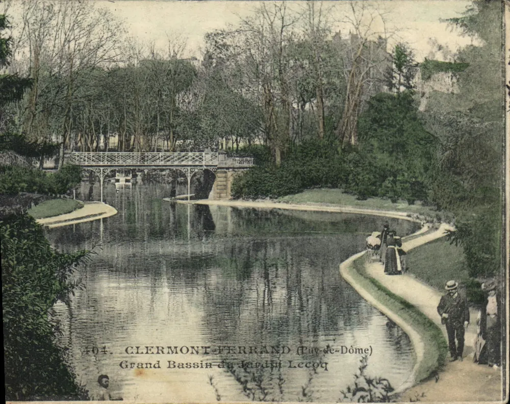 Grand Bassin des Gartens Lecoq — Clermont-Ferrand (Puy-de-Dôme) — n°404 - Vorderseite