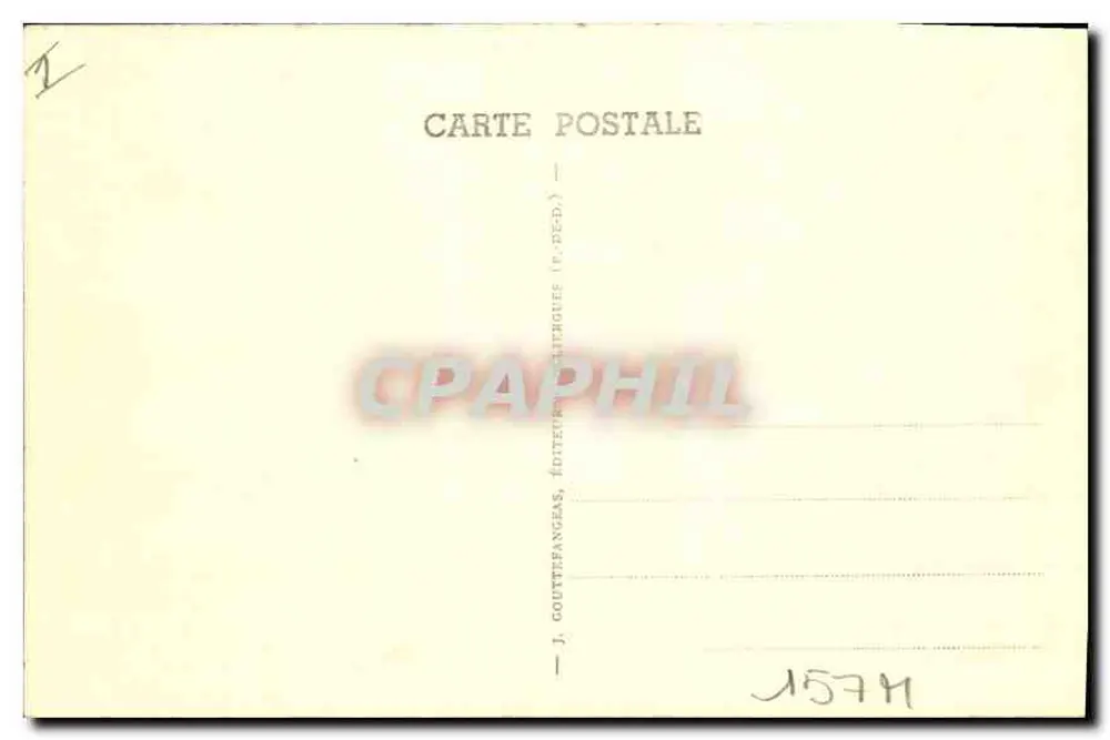 Clermont-Ferrand — Monumento a Vercingétorix na Praça de Jaude — G. d'O. 1311 - Verso