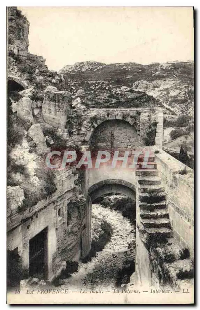 Les Baux - La Poterne - Intérieur — LL - Frente