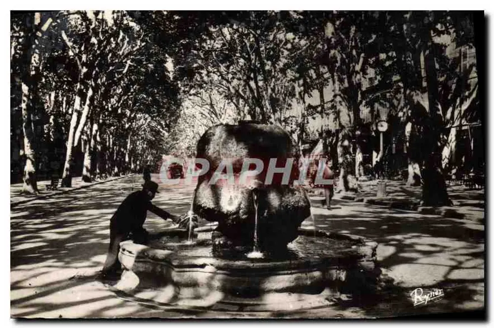 Elefantenbrunnen in Aix-en-Provence — Éditions de la Chréation, Mirabeau — n° 104 - Vorderseite
