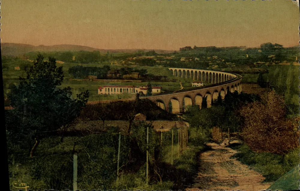 Viadukt des Coton-Rouge — Arc de Meyran — Aix-en-Provence (B.-du-Rh.) - Vorderseite